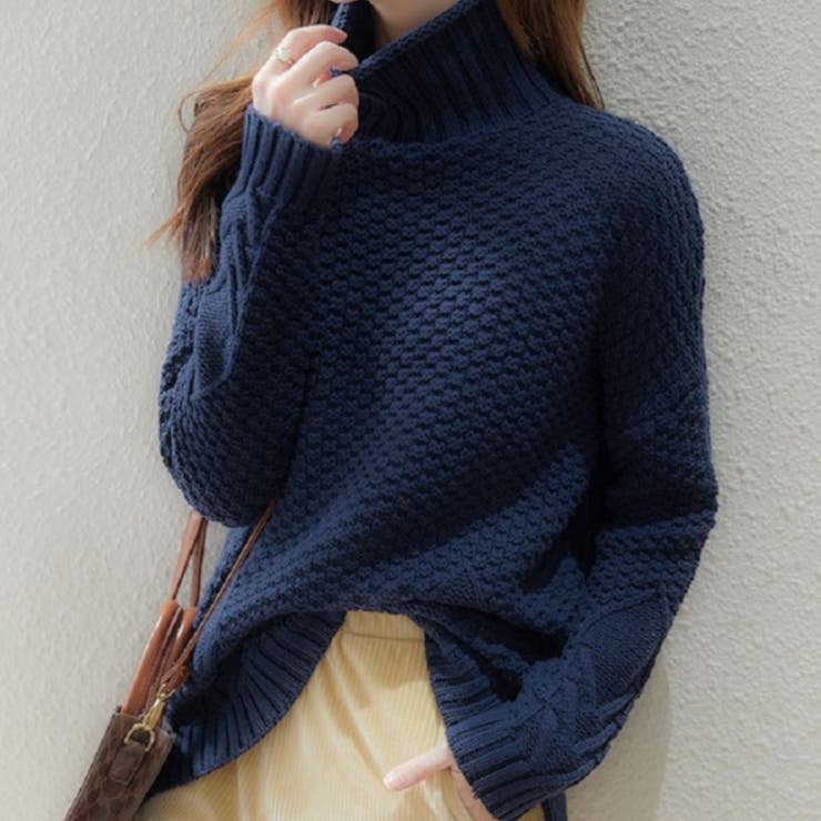 ニット ハイネック ケーブル | Belle Cie | 詳細画像12 