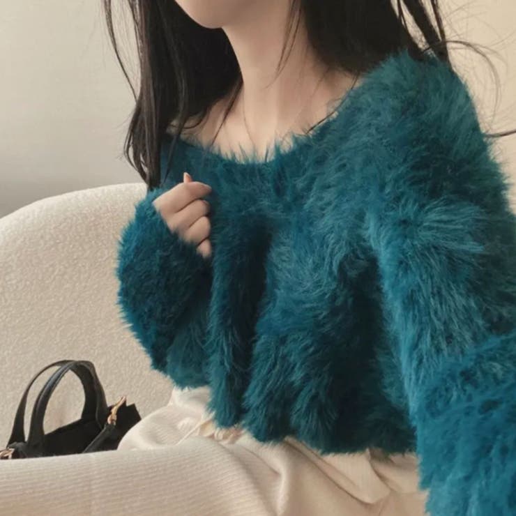 ニット フェザーヤーン ショート丈 | Belle Cie | 詳細画像10 