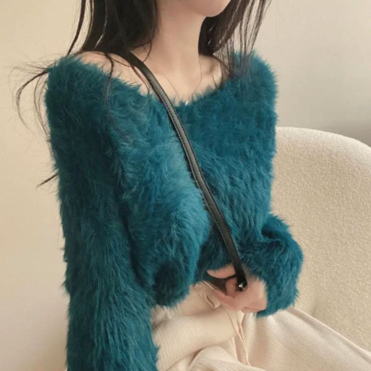 ニット フェザーヤーン ショート丈 | Belle Cie | 詳細画像11 