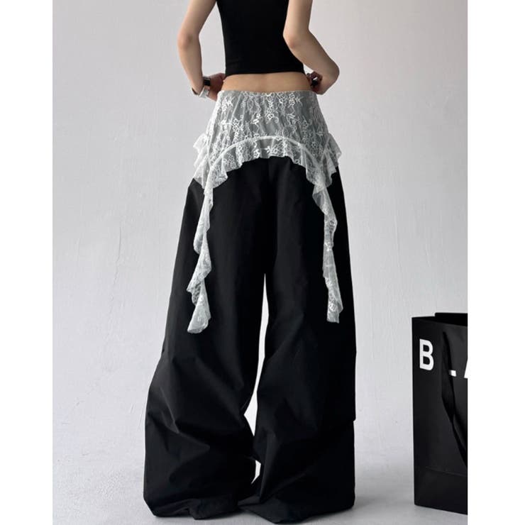 ワイドパンツ ゆったり レース | Belle Cie | 詳細画像10 