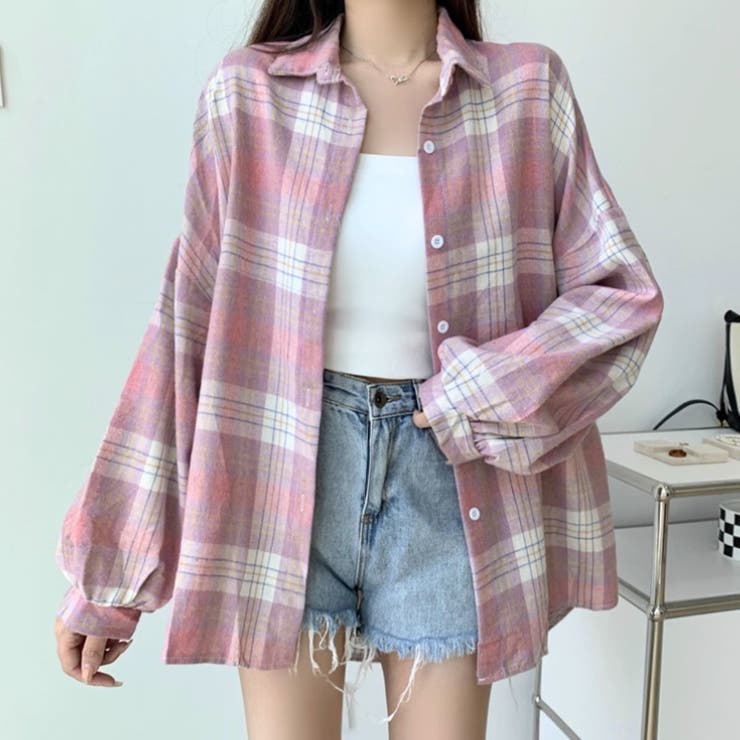 CC(ピンク) | シャツ トップス 羽織り | Belle Cie