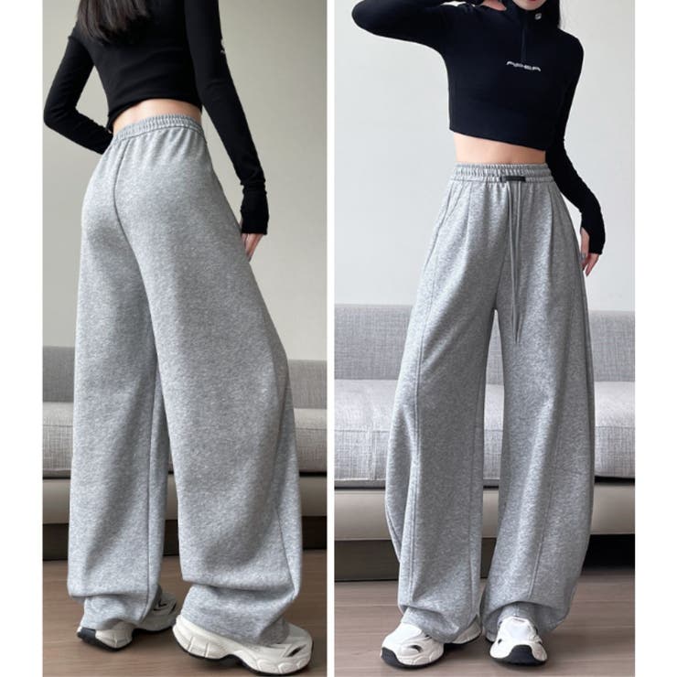 スウェットパンツ ワイド バレル | Belle Cie | 詳細画像12 