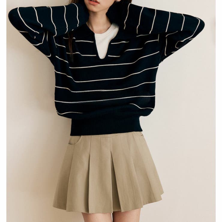 ニット トップス ボーダー | Belle Cie | 詳細画像9 