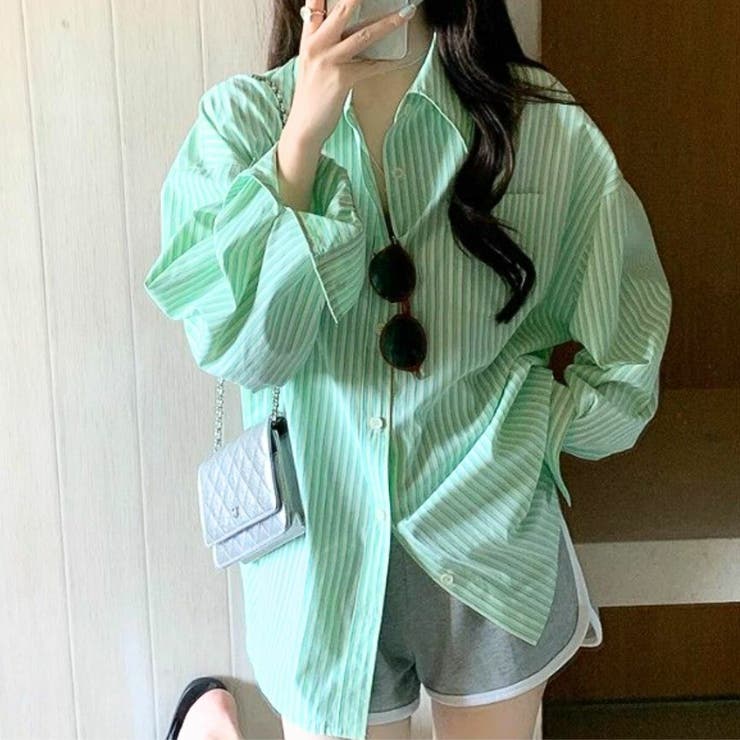 シャツ 開襟 長袖 | Belle Cie | 詳細画像4 