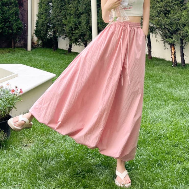 ピンク | スカート ロングスカート バルーン | Belle Cie