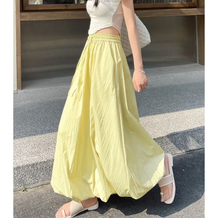 イエロー | スカート ロングスカート バルーン | Belle Cie