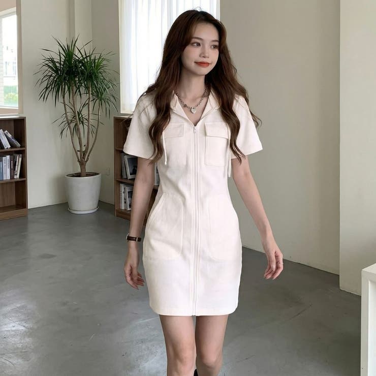 ワンピース ミニ丈 ミニワンピ | Belle Cie | 詳細画像5 