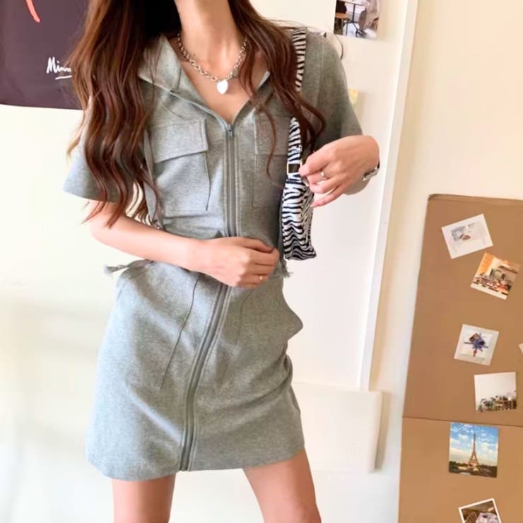 ワンピース ミニ丈 ミニワンピ | Belle Cie | 詳細画像9 