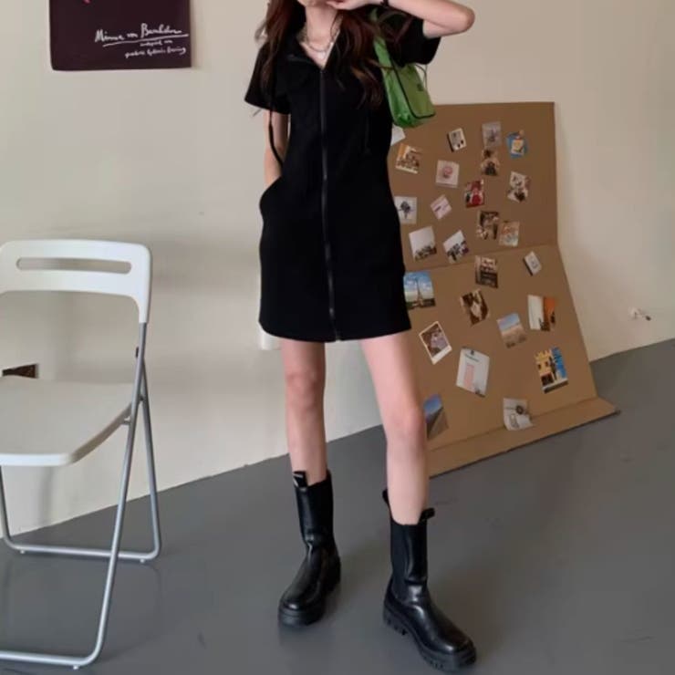 ワンピース ミニ丈 ミニワンピ | Belle Cie | 詳細画像14 