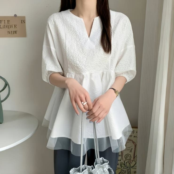 トップス チュニック ペプラム | Belle Cie | 詳細画像12 