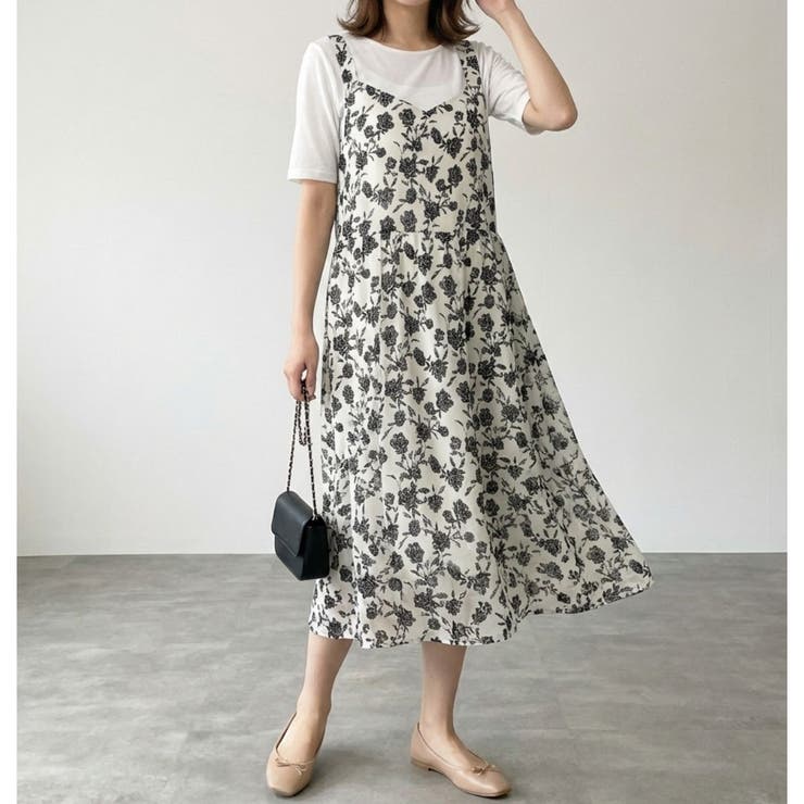 ホワイト | ワンピース 半袖 Ａライン | Belle Cie