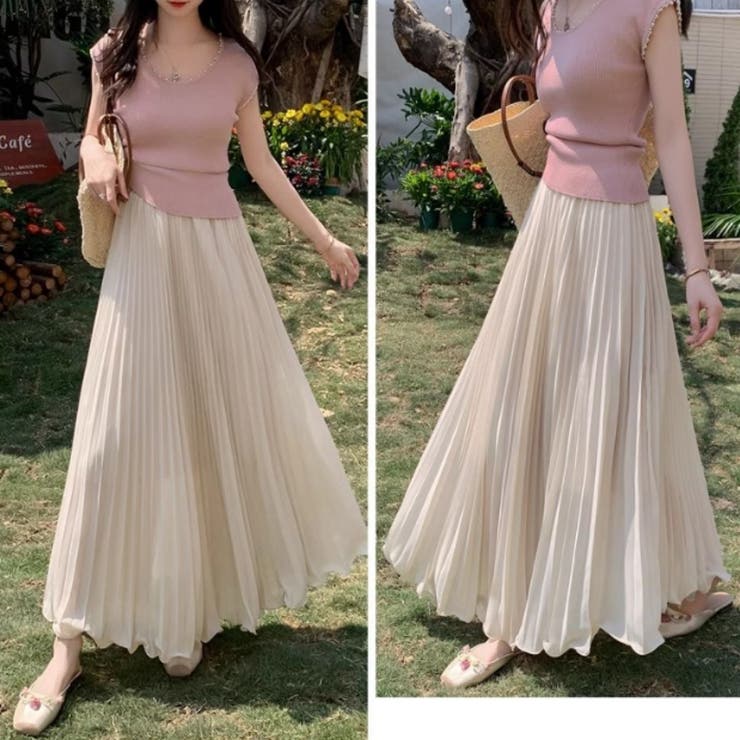 スカート プリーツスカート ロング | Belle Cie | 詳細画像13 