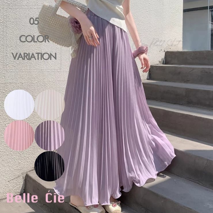 スカート プリーツスカート ロング | Belle Cie | 詳細画像1 