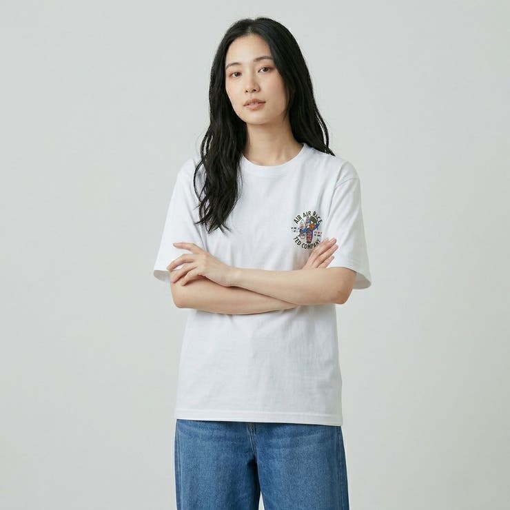 ホワイト | Tシャツ 半袖 5分袖 | Belle Cie