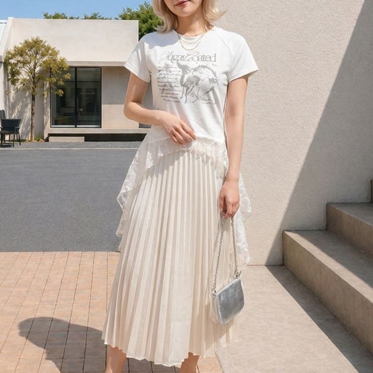 レースTシャツ レディース シアーTシャツ | Belle Cie | 詳細画像6 