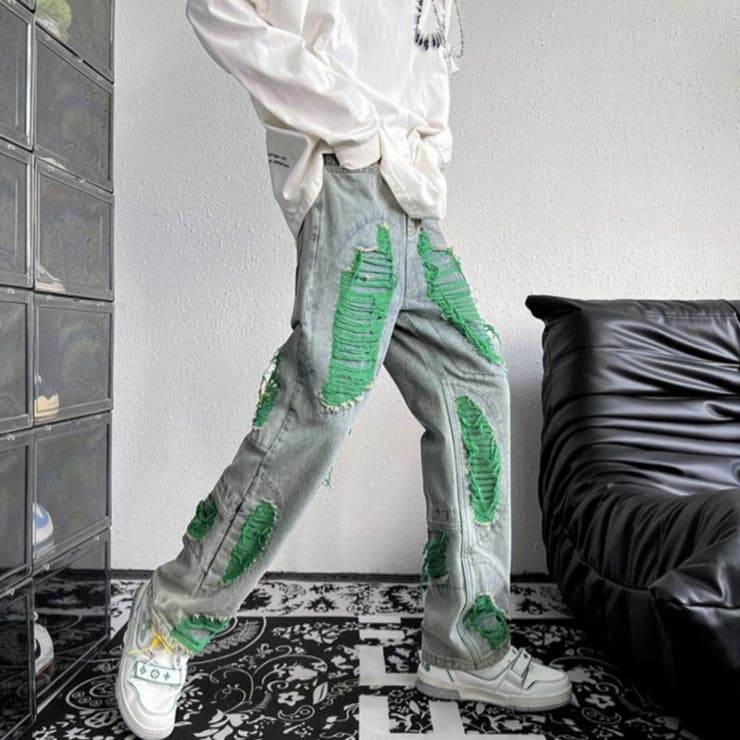 デニム デニムパンツ ダメージ加工[品番：AMVW0000627]｜At