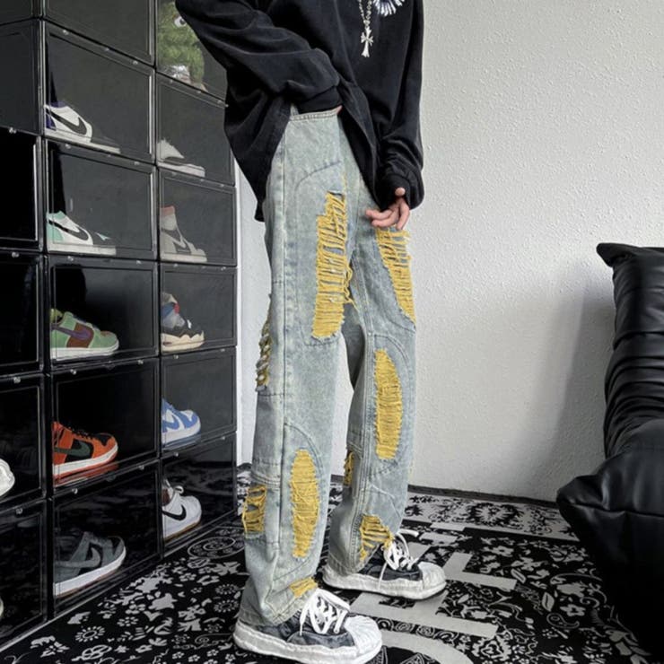 デニム デニムパンツ ダメージ加工 | At Marvelous | 詳細画像12 