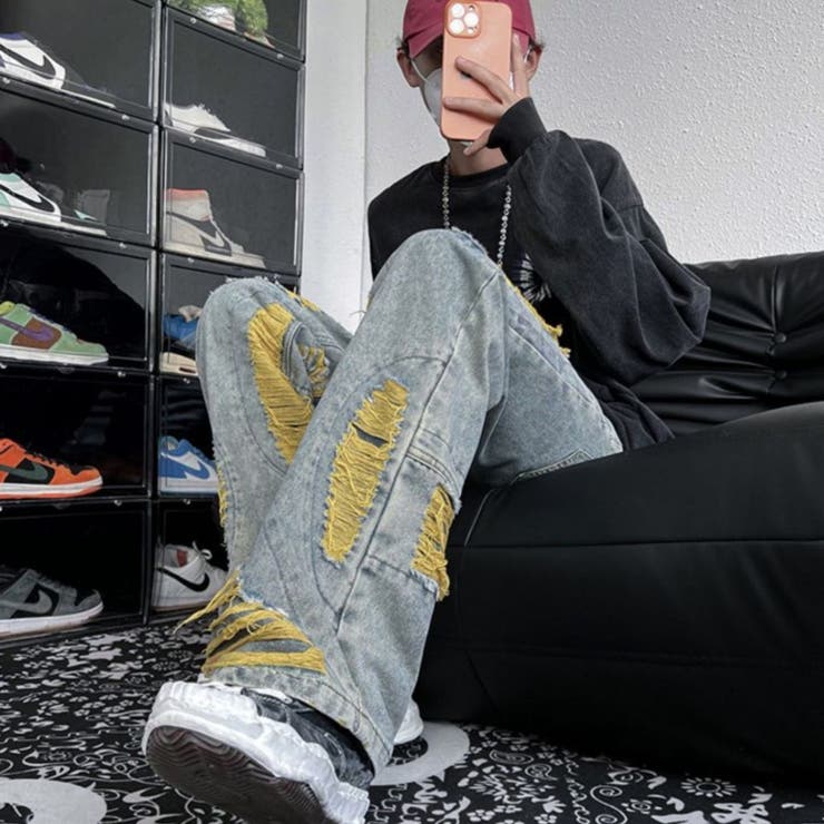 デニム デニムパンツ ダメージ加工 | At Marvelous | 詳細画像13 