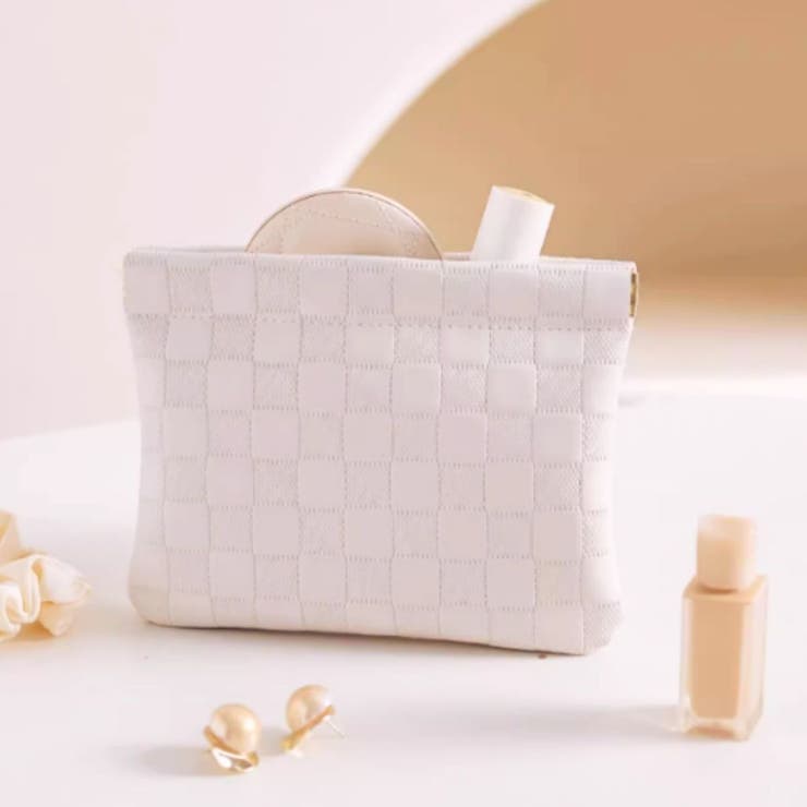 ホワイト | ポーチ 小物入れ 小さめ | Belle Cie