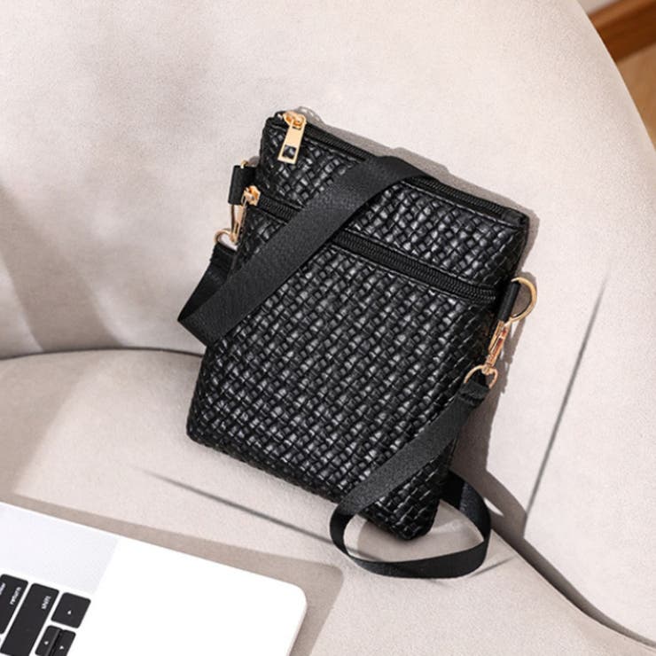 ブラック | ショルダーバッグ スマホケース 小型 | Belle Cie