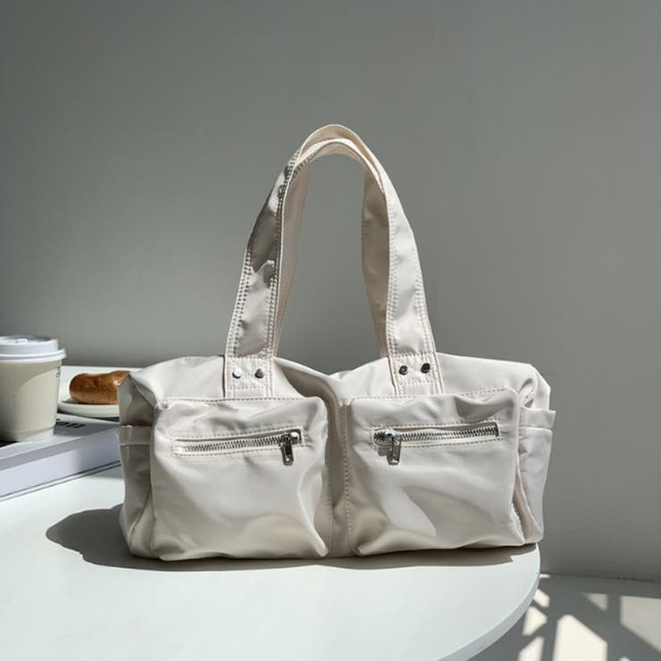 アイボリー | バッグ 手提げ ボストンバッグ | Belle Cie