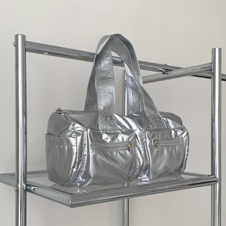 シルバー | バッグ 手提げ ボストンバッグ | Belle Cie