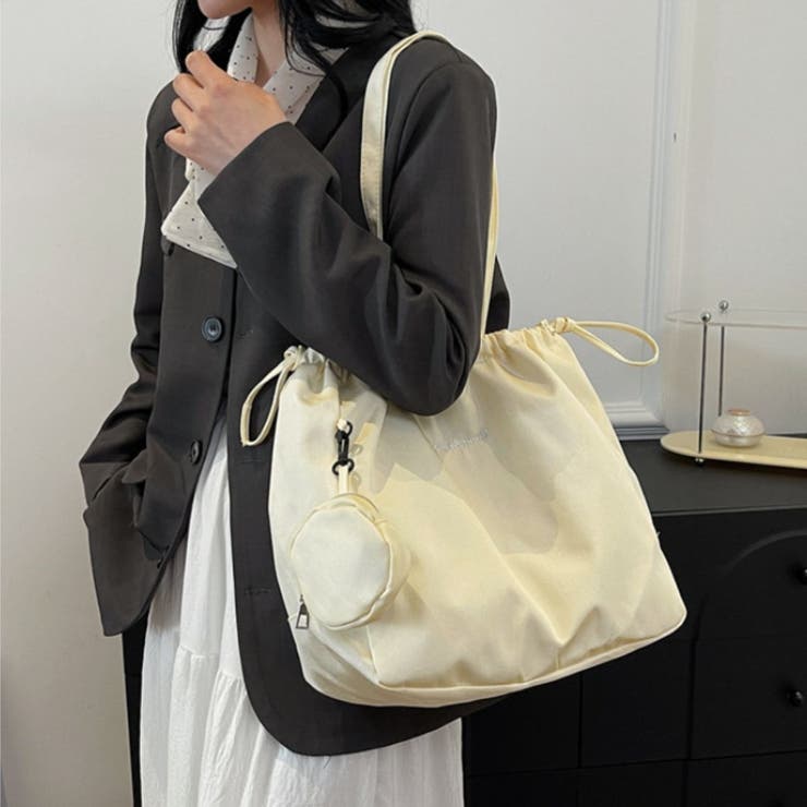 クリーム | トートバッグ バッグ ショルダー | Belle Cie