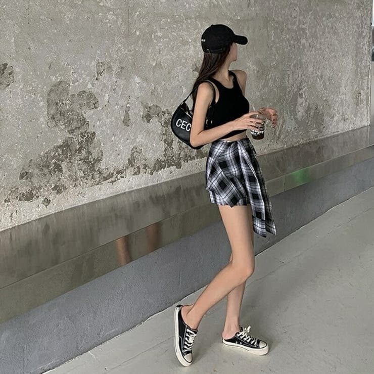 チェック スカパン スカートパンツ | Belle Cie | 詳細画像6 