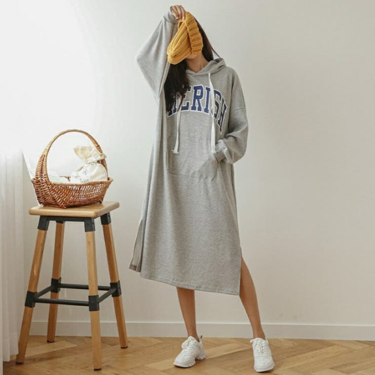 ビッグロゴ スウェットワンピ スウェット | Belle Cie | 詳細画像4 