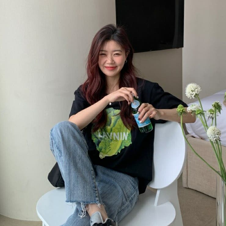 ベジタブルプリント Tシャツ レディース | Belle Cie | 詳細画像6 