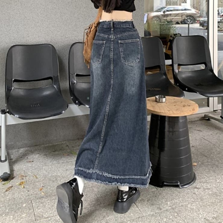 ロングスカート デニム レディース | Belle Cie | 詳細画像12 