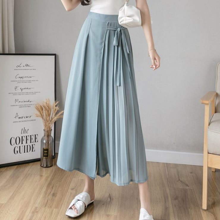 シフォン ガウチョ 韓国ファッション | Belle Cie | 詳細画像4 