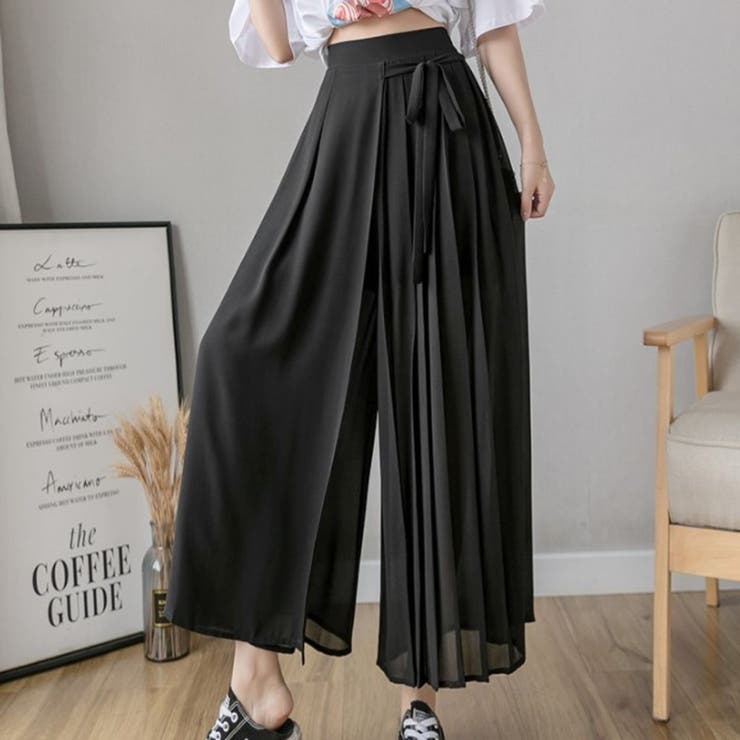 シフォン ガウチョ 韓国ファッション | Belle Cie | 詳細画像11 