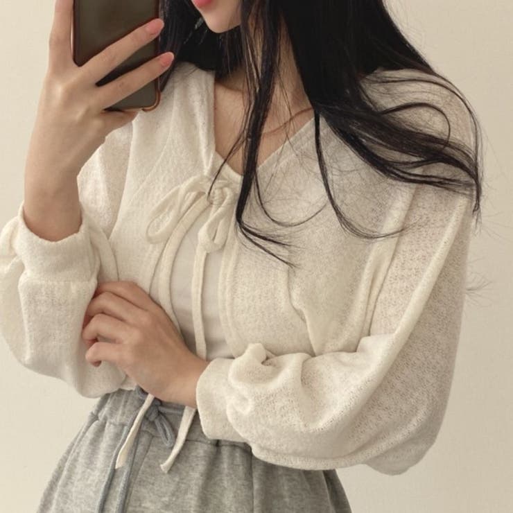 ショート丈 カーディガン サマーカーディガン | Belle Cie | 詳細画像6 