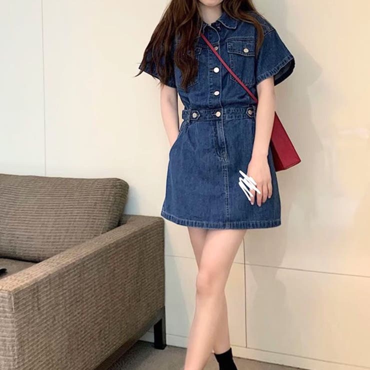 デニムワンピース ワンピース ツイル | Belle Cie | 詳細画像8 