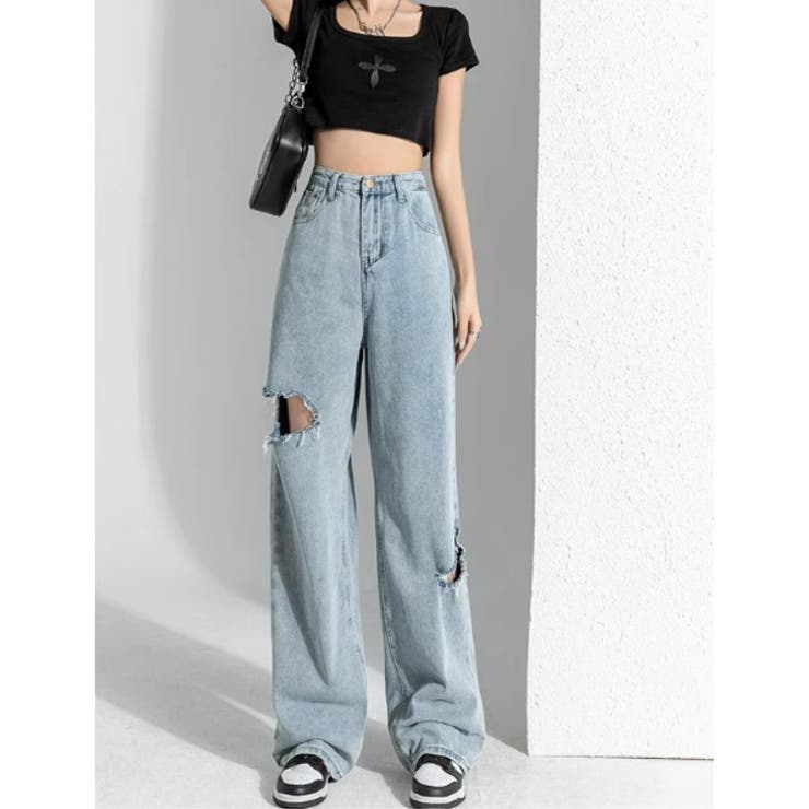 デニム デニムロングパンツ ロング | Belle Cie | 詳細画像7 