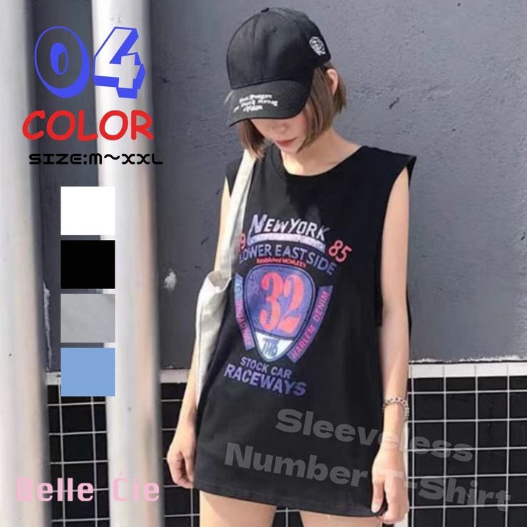 Tシャツ ノースリーブ タンクトップ | Belle Cie | 詳細画像1 