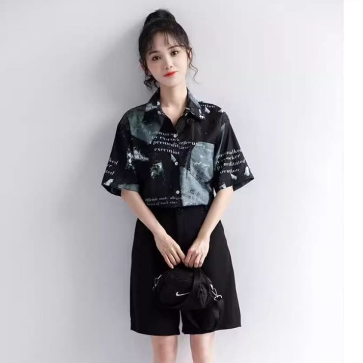 シャツ レディース 柄シャツ[品番：AMVW0000726]｜Belle Cie