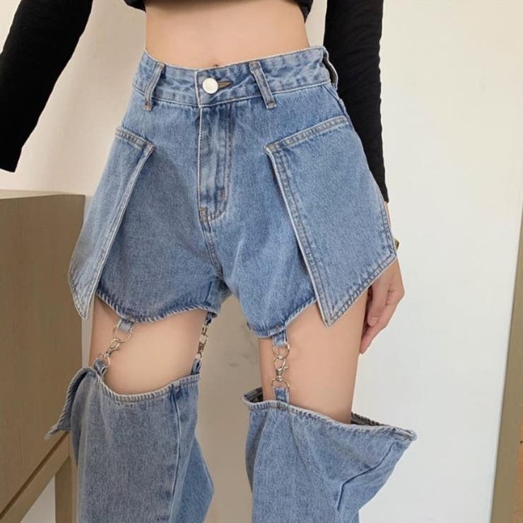 ロングパンツ デニムパンツ ショートパンツ[品番：AMVW0000750