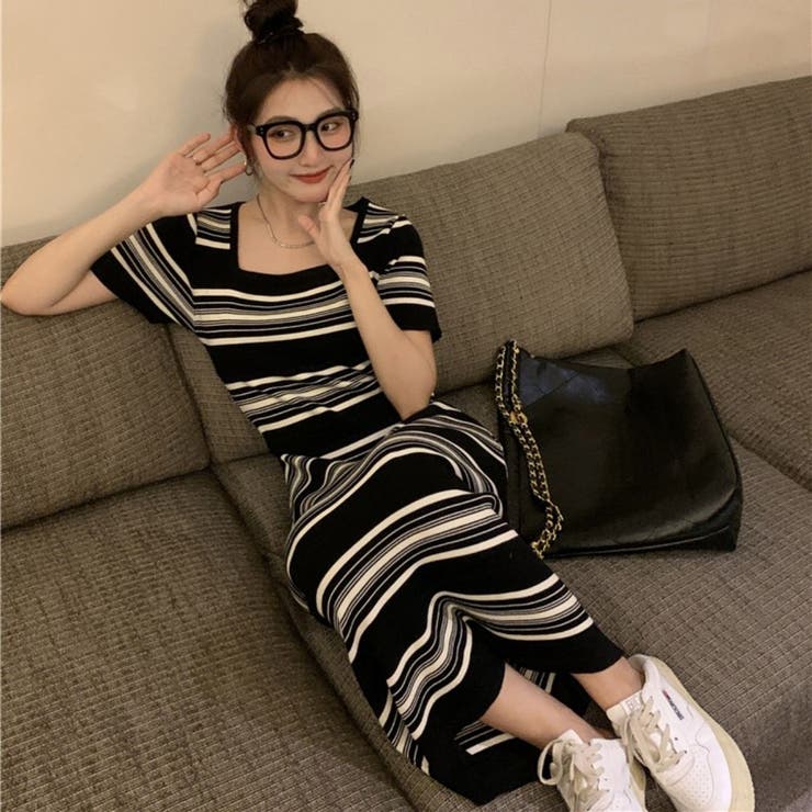 ワンピース ミディ丈 半袖 | Belle Cie | 詳細画像12 