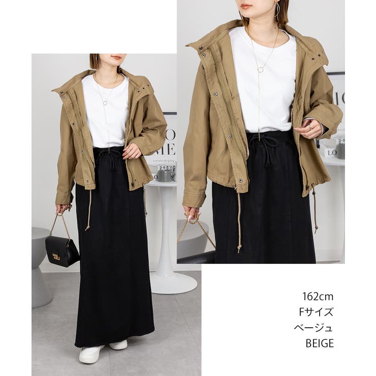 チノツイルマウンテンパーカー ミリタリージャケット ブルゾン | atONE | 詳細画像44 