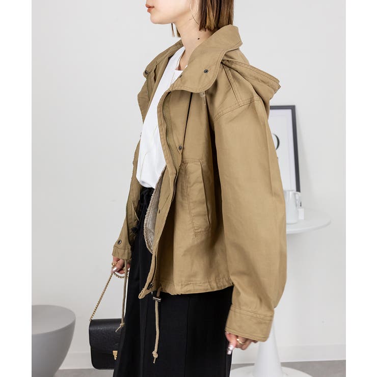 チノツイルマウンテンパーカー ミリタリージャケット ブルゾン | atONE | 詳細画像49 