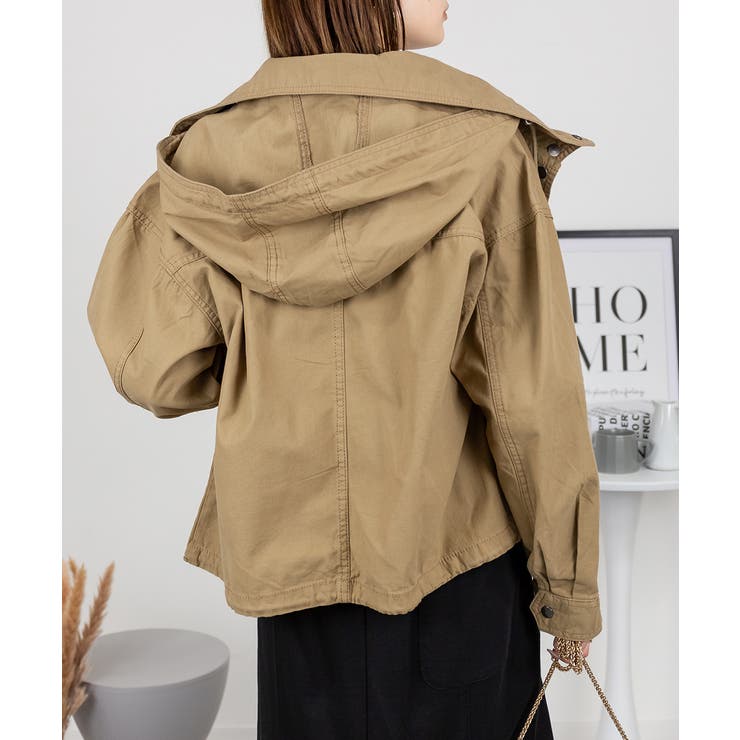 チノツイルマウンテンパーカー ミリタリージャケット ブルゾン | atONE | 詳細画像50 