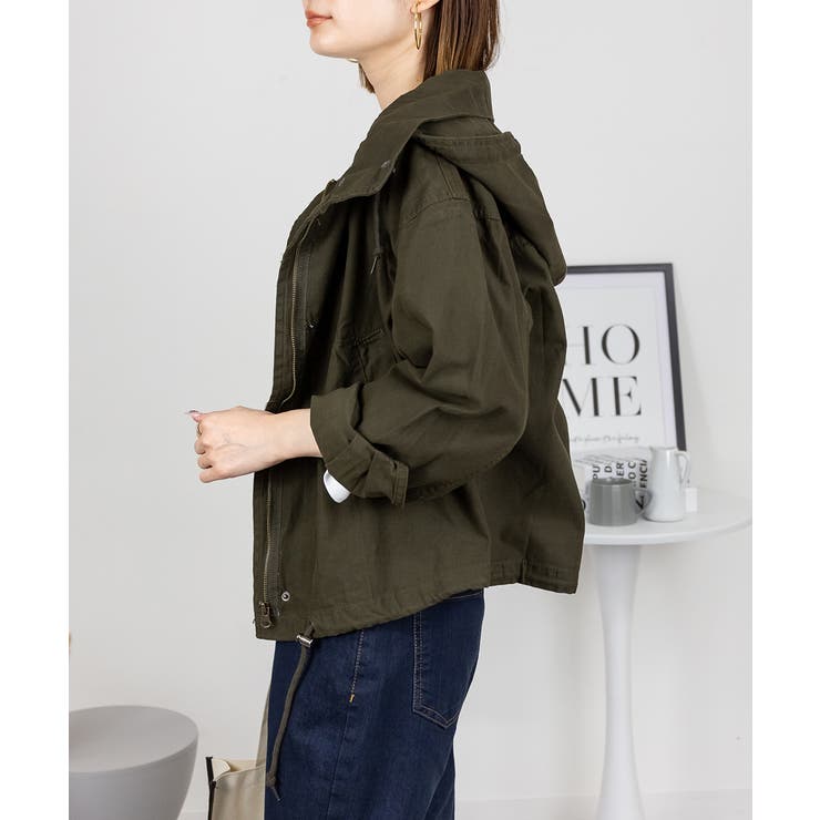 チノツイルマウンテンパーカー ミリタリージャケット ブルゾン | atONE | 詳細画像63 