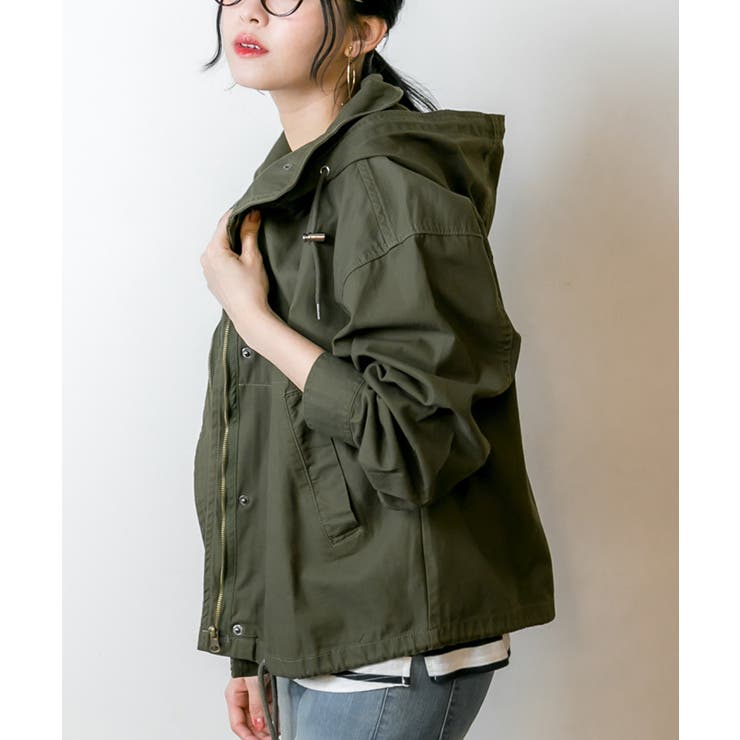 チノツイルマウンテンパーカー ミリタリージャケット ブルゾン | atONE | 詳細画像25 