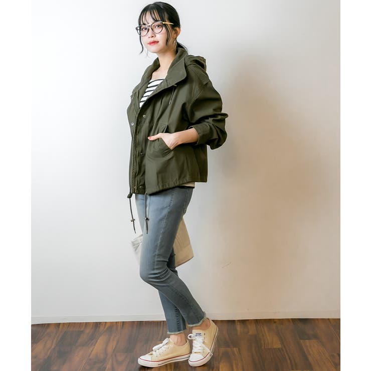 チノツイルマウンテンパーカー ミリタリージャケット ブルゾン | atONE | 詳細画像27 