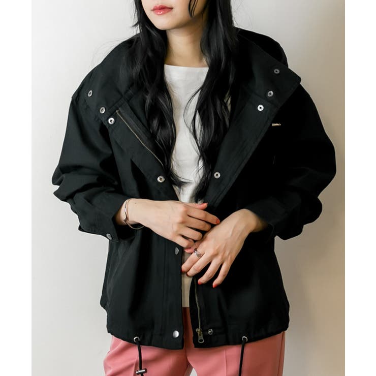 チノツイルマウンテンパーカー ミリタリージャケット ブルゾン | atONE | 詳細画像28 