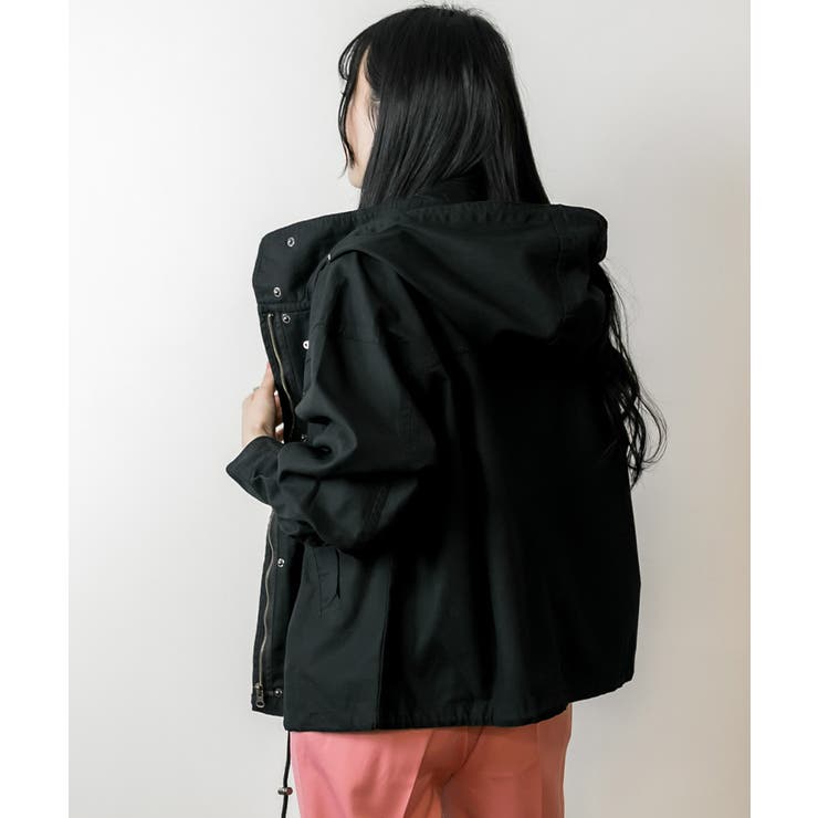 チノツイルマウンテンパーカー ミリタリージャケット ブルゾン | atONE | 詳細画像30 