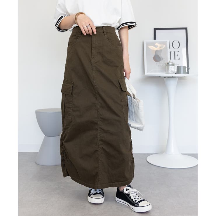 ツイルカーゴスカート | atONE | 詳細画像43 