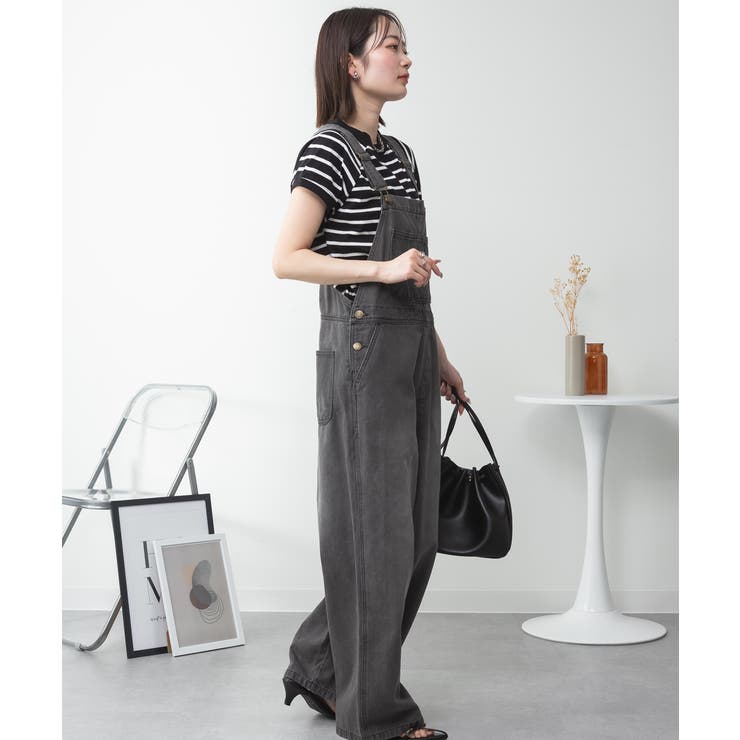 大人カジュアルデニムサロペット | atONE | 詳細画像46 